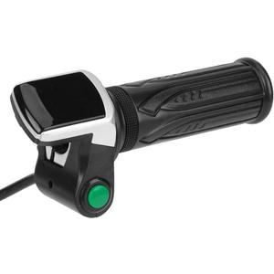 Throttle Grip, Electric Scooter Handlebar with LCD Display 6 Cores Electric Throttle Grip Switch Scooter Wire Twist Throttle Grip for Electric-Bike and Scooters (48V)