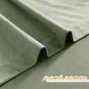NICETOWN Super Soft Velvet Curtains 63 inches, Sound Reducing Cold Heat Insulated Heavy Matt Room Darkening Drape Panels for Living Room (Sage Green, 2 Panels)