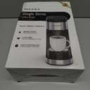 Single Serve One Cup Coffee Maker, for K Cups and Grounds, 3 Brew Styles, 6 to 12 Oz Brew Sizes Coffee Machine with Romvable Drip Tray & Reservoir