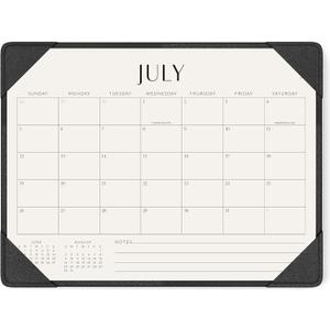 Jotsome Desk Calendar 2026-2027 with Desktop Mat, Desk Pad Calendar From Now to June 2027 14x10.5 inch, Desk Blotter Calendar for Home Office and School, Easy Planning, Gift for the Holidays, Black