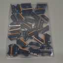 36 Blades Replacement Parts for GL-Fusion 5 Style Razors (Black), Wet Razors Men's Blades Value Packs