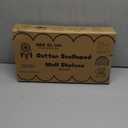 Rattan Nursery Book Shelf, Woven Scalloped wall Shelves, Wicker Hanging Storage Basket, Baby Room Bookshelf, Wall Mounted Natural Baskets Boho Home Decor, Set of 2