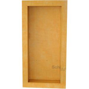 Schluter Kerdi Board Prefabricated Shower Niche with Adjustable Kerdi-Board Shelf - Ideal for any Bathroom Renovation - Waterproof, Vapor-Tight, 12-Inch Width, 28-Inch Height - KB12SN305711A1