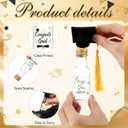 LemonRoad 50 Set Mini 2026 Graduation Liquor Bottles Graduation Party Favors with Tassel Grad Cap 1.8oz/50ml Congrats Grad Plastic Shot Bottles with Mini Felt Hat for College High School Party(Gold)
