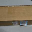 LazBlinds No Drill Bamboo Roman Shades, 27" W x 64" H, Malay Umber