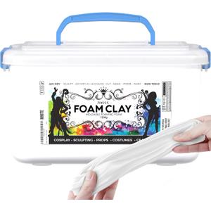 Pixiss Foam Clay (1500g, White)