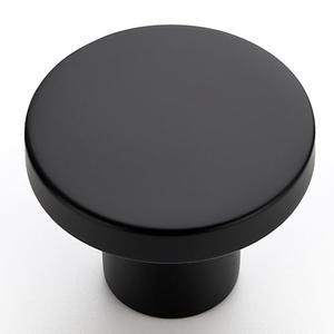 HOME EDIT 10 Pack Black Cabinet Knobs, 1-1/5 Inch Round Drawer Knobs for Kitchen Cabinets, Dressers & Closet Doors