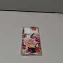 Case for Galaxy Note 20 Ultra 5G N986U Case with Tempered-Glass Screen Protector, Clear Floral Pattern Full Body Protective Phone Cover Cases for Samsung Galaxy Note 20 Ultra (Purple Flower)