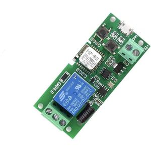 MHCOZY WiFi Wireless Smart Switch Relay Module for Smart Home 5V 5V/12VBa Applied to Access Control, Turn on PC, Garage Door (5v)