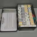 Spin Master Games, Cardinal Classics Double 12 Dominoes Set in Storage Tin, Family Board Games, 2-6 Players, for Ages 8 & Up