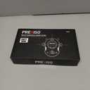 PREXISO Multi Surface Laser Level LED Light Vial, 30Ft Horizontal & Vertical Line Laser with Wall Mount Base, 2 Pins, 10 Sticker, 2 AA Batteries for Hanging Frames & Picture, Construction Wall Writing