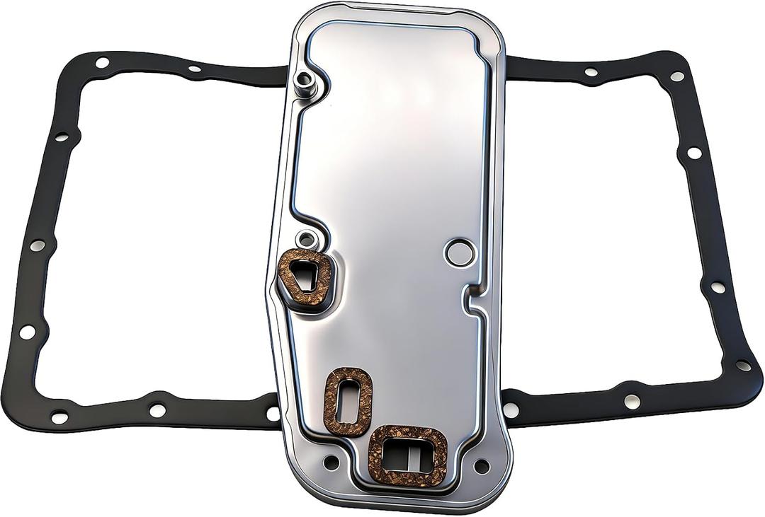 Automatic Transmission Filter Oil Pan Gasket Kit A340F A343F Compatible with Toyota 1996-2010 4Runner 1998-2002 Land Cruiser 2001-2007 Sequoia 00-15 Tacoma 98-02 LX470 Replaces 3533060030 35330-60030