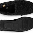 Acorn Men's Memory Foam Slippers, 9/10 Size (Black)
