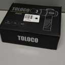 TOLOCO Massager, Deep Tissue Back Massage for Athletes for Pain Relief, Percussion Massager with 10 Massages Heads & Silent Brushless Motor, Christmas Gifts for Women, Men, Black