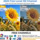 TV Antenna for HD Smart TV Indoor,1000+ Miles Range Digital Outdoor TV Antenna for Free Local Channels, Supports 8K/4K/1080P,33ft Coax Cable