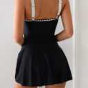 Eomenie One Piece Swimdress Swimsuits for Women Tummy Control Swim Dresses Skirt Bathing Suit. XL Size
