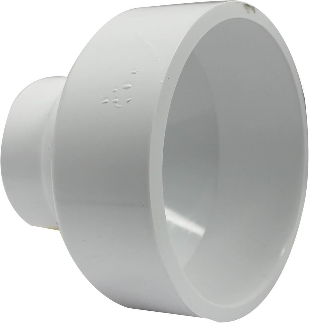 Canplas 193025 PVC DWV Reducer Coupling, 4 x 2-Inch