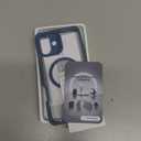 ESR for iPhone 16 Plus Case, Compatible with MagSafe, Full-Body Military-Grade Drop Proof Case with Built-in 9H+ Tempered Glass Screen Protector, Armor Series, Clear Blue