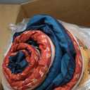 WONGS BEDDING Boho Comforter Set King Size,7 Pieces Bed in a Bag Bohemian Striped Bedding Set,Burnt Orange Paisley Floral Comfortet and Sheet Set,Soft Microfiber Bedding Sets for All Season