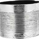 TEHAUX 1Pc Aluminum Foil Telescopic Duct Double Exhaust Air Hose for Kitchen Ventilation Practical Flexible Design for Efficient Airflow