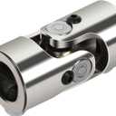 cciyu 1" DD X 1" DD Chrome Steering joints Single U-Joint Shaft 83mm