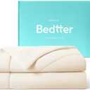 Bedtter Luxe Cooling Comforter King, Cooling Blanket for Hot Sleepers, Q-Max>0.46 Sorona and Tencel Filling, Double-Sided Cold Breathable Lightweight Blanket, 106"x90", Ivory