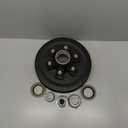 LIBRA One New 12" X 2" Trailer Brake Drum Kit 6 on 5.5" B.C. for 5200-6000 Lbs Axle - 22003K