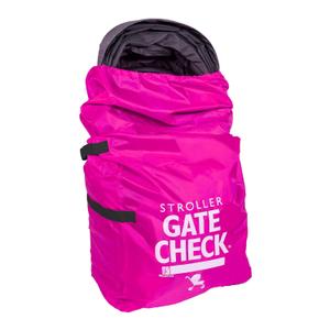 J.L. Childress Gate Check Travel Bag for Single & Double Stroller, Neon Pink (One Size)