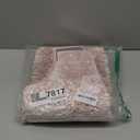 Yimobra Toilet Rugs U Shaped Washable, Extra Thick Soft Absorbent Chenille Contour Bathroom Rugs for Toilet 24x20 Inch, Quick Dry Non Slip Toilet Mat for Bath Floor, Pink