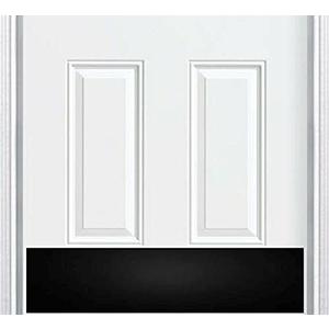Deck the Door Decor | Door Kick Plate - Anodized Aluminum - Satin Black - Screw Mount - 6"x32"