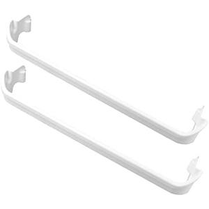 [UPGRADE] 2PCS 240534901 Refrigerator Door Shelf Bar Rail, Fit for frigidaire kenmore, Replace 948954, AP3214630, PS734935, EAP734935 Door Shelf Retainer Bar
