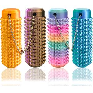 3 x 4Pcs Little Ouchies Pain Fidget, Pain Stim Fidget, Pocket Mini Fidget Toy for Adults,3D Printed Venting Key Pendant, Anxiety Relief Items Pain Stim Bumpy Fidge Novelty Gift Bags for Kids