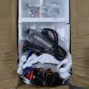 CXRCY 12V Electric Winch,20000LBS Load Capacity Synthetic Rope Towing Winches for Jeep Truck SUV,with Wired Handle and Wireless Remote