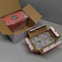 1.75 oz Shot Glasses Set Fancy Cute Shot Glasses Cordial Crystal Shot Glassware Clear Embossed Glass Snifters Drinkware for Wine Sherry Vodka cocktail Beverage Wedding Party Bar Supplies (12 Pieces)