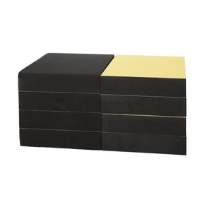 Black Foam Sheets Padding Insulation Rubber Anti Vibration Anti Slip Pad for Craft Furniture(8 Pcs, 12L x 12W x 2H Inch)