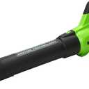 Greenworks 40V (130 MPH / 550 CFM / 75+ Compatible Tools) Cordless Brushless Axial Leaf Blower, Tool Only