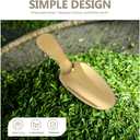 Operitacx Short Handle Dessert Spoon Stainless Steel Ice Cream Scoop Tea Coffee Sugar Spoon for Party Gathering and Everyday Use