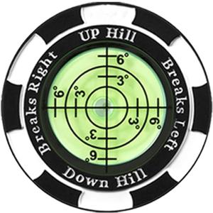 Golf Slope Indicator Golf Ball Marker with Portable Putting Green Reader Professional Golf Accessories for Men Women Golf Hat Clip Green