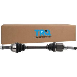 TRQ Front Driver Side CV Axle Assembly Compatible with 2017-2022 Chevrolet Malibu Premier