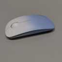 RAPIQUE Bluetooth Wireless Mouse - (BT5.1+USB) Dual Connectivity, Quiet Click, Low Power, and 1600 DPI, Portable Cordless Mouse for Laptop, MacBook Pro/Air, iPad (Gradient Sky Blue)