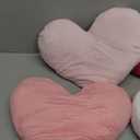 Suzile 4 Pcs Heart Pillows Valentines Day Heart Shape Pillows Cushion Plush Love Pillow Valentine Decorative Heart Throw Pillow for Friends Living Room Dining Office Sofa Chairs, 14