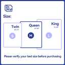 Adjustable Sheet Holders, Upgraded High-Elasticity Fasteners with Slider Keep Sheets Firm & Tight on All Mattresses, Tangle-Free Bed Sheet Straps Easy Install Bedroom Accessories - King Size