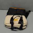 Backpack Cooler with Double Decker & 12 Ice Packs- Keeps 36 Cans Cold for Up to 24 Hours- Waterproof & Leak Proof Insulated Cooler Backpack- Stylish Cooler Bookbag for Women Travel Work Beach (Black)