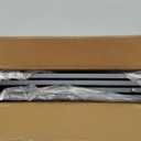 Metal Freestanding Dog Gates with Door for Outdoor Indoor,80'' Extra Wide 32'' Tall Free Standing Dog Gate for Doorways,Large Openings,Deck,Yard,Foldable Safety Pet Fence(Black,4 Panels)