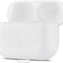 OLEBAND Replacement for Airpods Pro 2&1 Charging Case:Easy to Pair Your Air pods Pro Earbuds with Pairing Button,Support Both Wired and Wireless Charging,for iPods Pro 1st/2nd Gen(White)