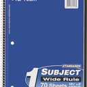 Top Flight 2-Pocket Portfolio with Tangs 11.5 x 9.4, Color May Vary, 4510816