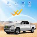 Canvcle Sunshades for Dodge Ram 1500 2019-2025 2026 Accessories Windshield Sun Shade Side Rear Window Shade Cover Sun Visor Shield Privacy Protection Keep Vehicle Cool Black 6PCS
