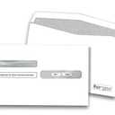 W2 Tax Envelopes, for 4-Up Style W-2 Tax Forms 25 Pack Security Double Window W2 Envelopes 2019