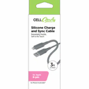 Cell Candy Silicon Charge & Sync Cable For Apple 8 Pin, 1 ct