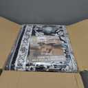 Washable 8x10 Area Rugs Living Room: Vintage Soft Black Grey Rug